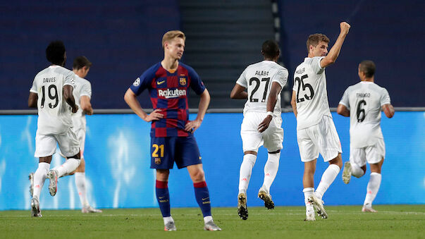 Barca gegen Bayern historisch schwach