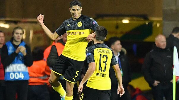 Zweimal Hakimi! Dortmund trotzt Slavia-Widerstand