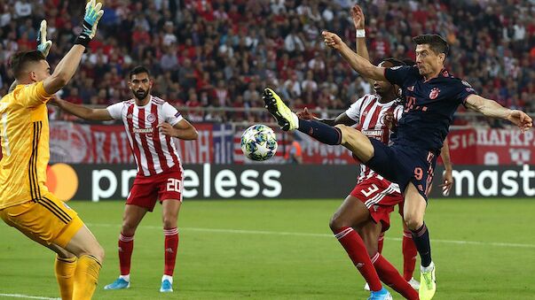 Bayern bleiben bei Olympiakos makellos