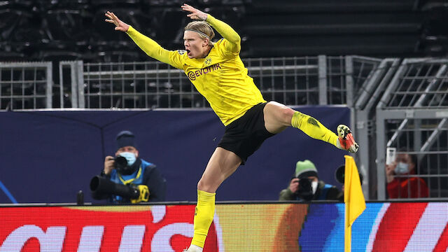 Haaland schießt Dortmund ins CL-Viertelfinale