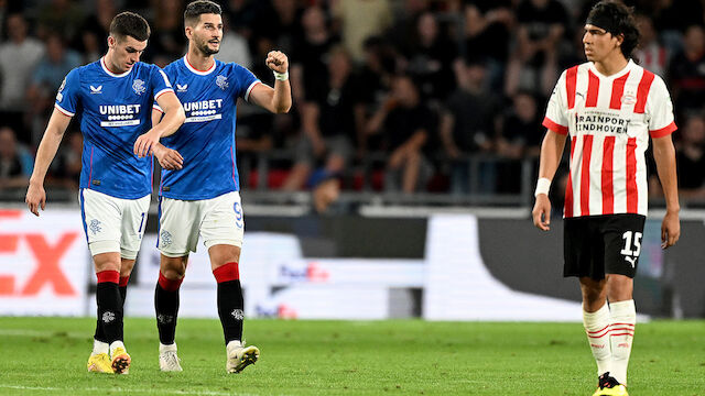 Rangers kicken Mwene-Klub PSV im CL-Playoff raus