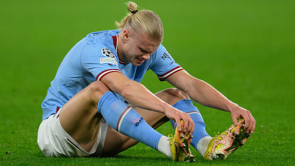 Haaland auch in der Champions League zum Zusehen gezwungen