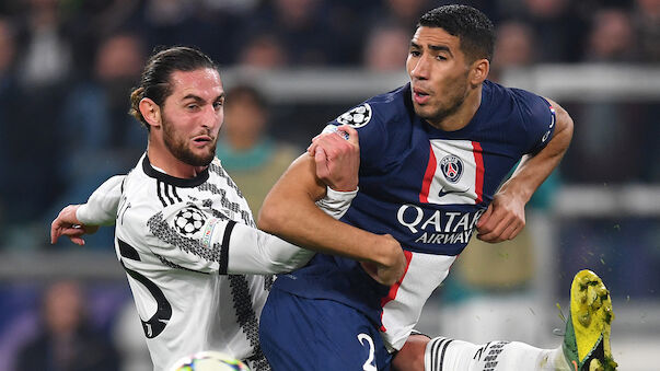 Juve rettet sich trotz Pleite gegen PSG in Europa League