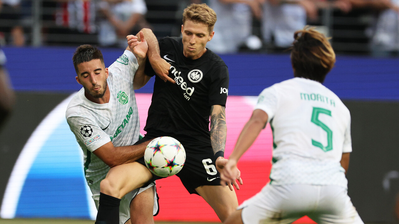 Glasners CLDebüt missglückt Frankfurt unterliegt Sporting klar