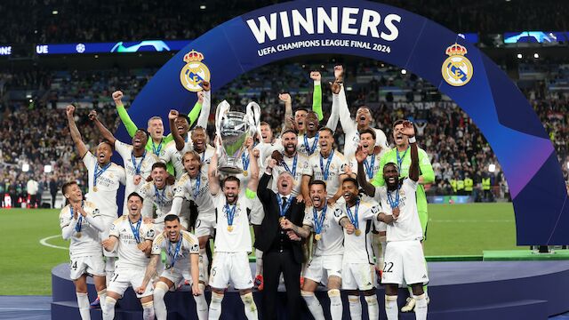 15.Titel! So feiert Real den Champions-League-Triumph