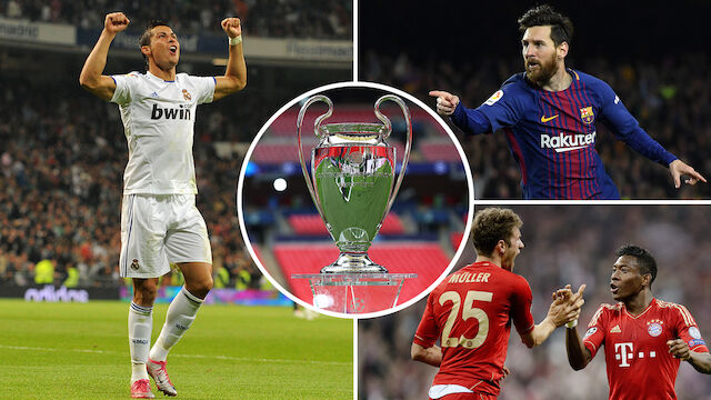 Die 25 Spieler mit den meisten Champions-League-Einsätzen