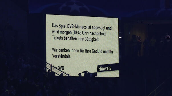 Dortmund-Monaco auf Mittwoch verschoben