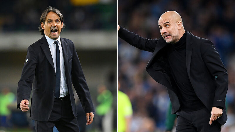 Simone Inzaghi vs. Pep Guardiola