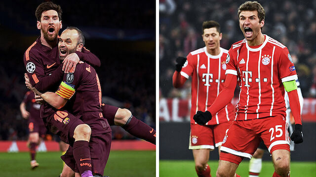 Bayern und Barca auf der Jagd nach dem Triple