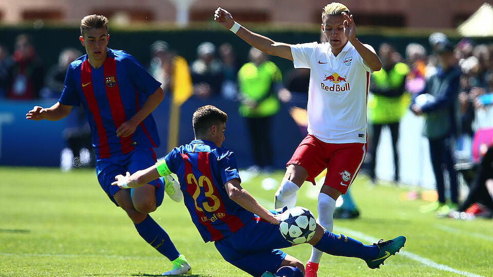 Youth League: Die Bilder von FC Barcelona gegen Salzburg