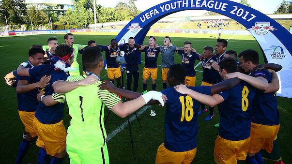 So feiert Salzburg den Youth-League-Titel