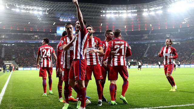 Atletico mit einem Bein weiter