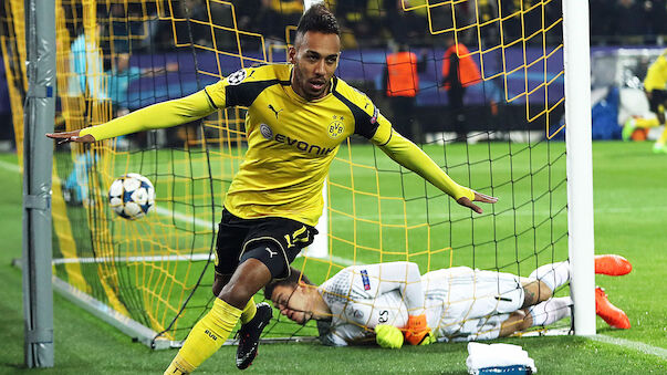 Aubameyang schießt Dortmund ins CL-Viertelfinale