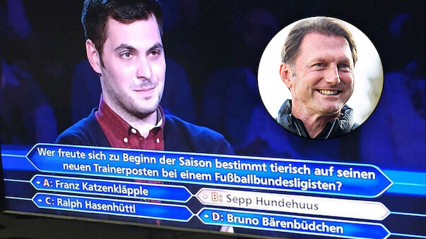 Ralph Hasenhüttl lädt TV-Kandidat ein