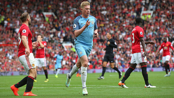 Dank starkem de Bruyne: Manchester Derby an City