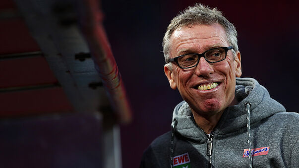 Trotz Krankheit: Peter Stöger mit flottem Spruch