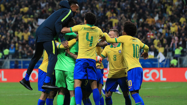 Copa: Brasilien nach Elferschießen im Halbfinale