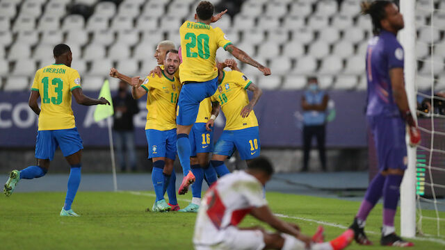 Copa: Brasilien fertigt Peru ab