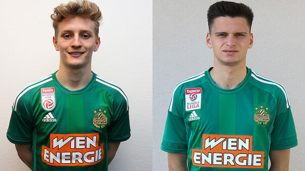 Rapid Wien verlängert mit zwei Youngsters