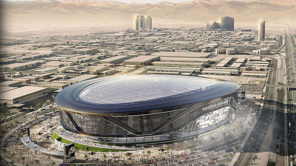So soll das neue NFL-Stadion in Las Vegas aussehen