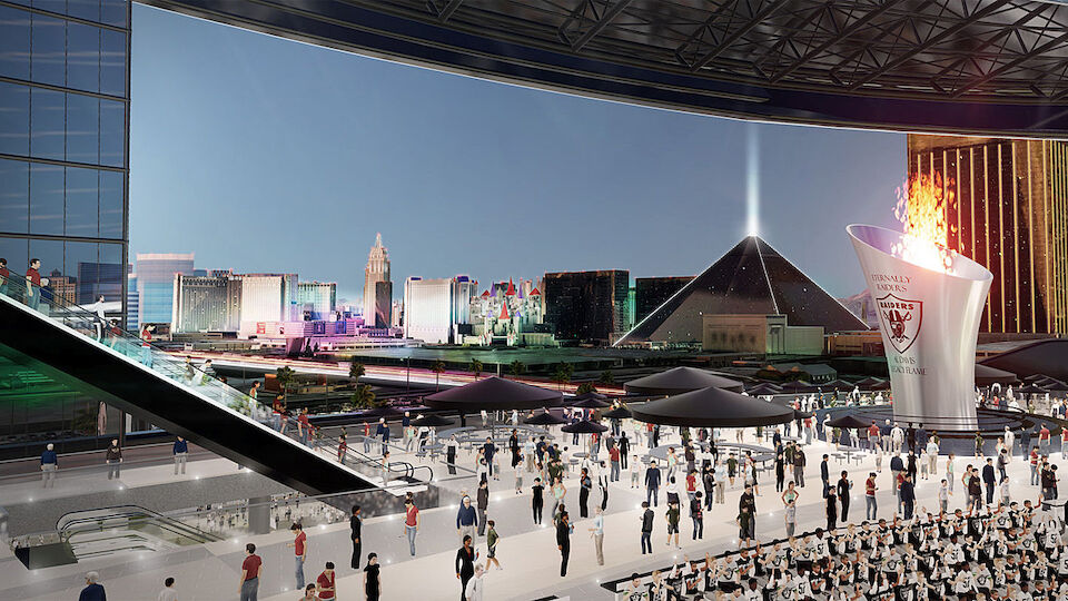 So soll das neue NFL-Stadion in Las Vegas aussehen