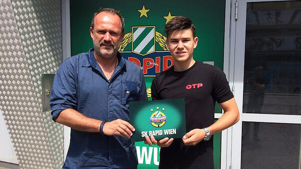 Neuzugang: Rapid Wien verpflichtet Teenager