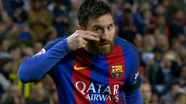 Torjubel: Rührende Geste von Lionel Messi