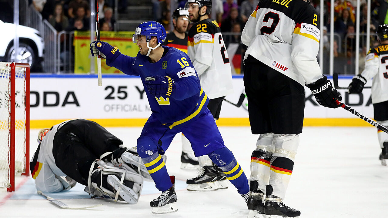 Eishockey-WM: Schweden fertigt Deutschland ab ...