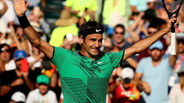 Matchbälle abgewehrt! Federer im Miami-Halbfinale