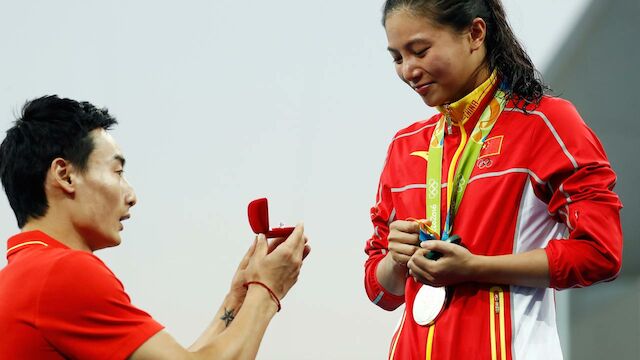 Heiratsantrag mitten im Stadion