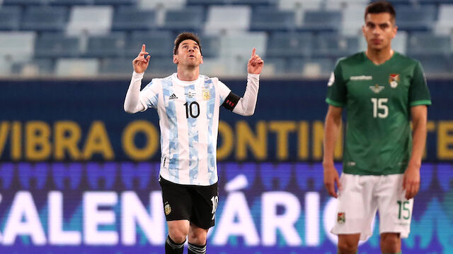 Messi-Doppelpack gegen Bolivien