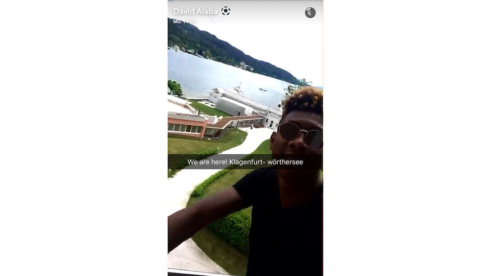 Snapchat-King David Alaba: Die besten Bilder