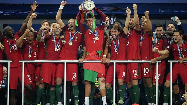 Europameister Portugal in der Heimat empfangen