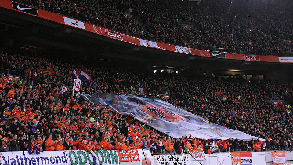 Gedenkminute für Cruyff bei Holland-Frankreich