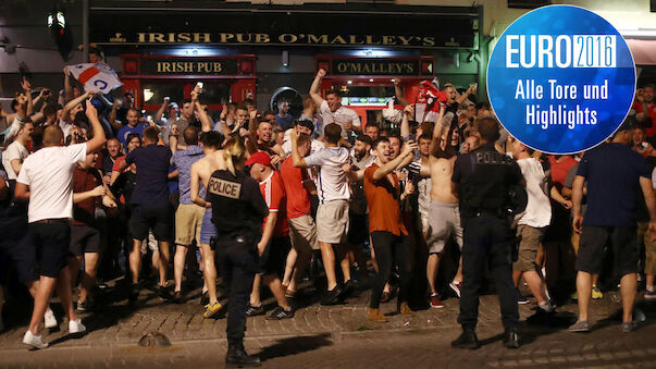 Englische Fans randalieren noch vor EURO-Start