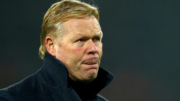 Bondscoach Koeman platzte die Hose