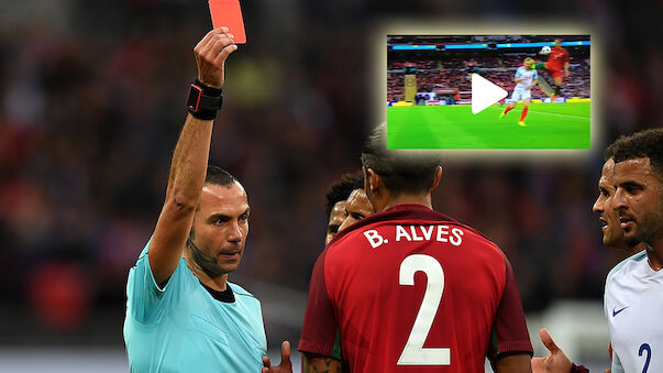 Alves mit Horror-Foul - wird UEFA aktiv?