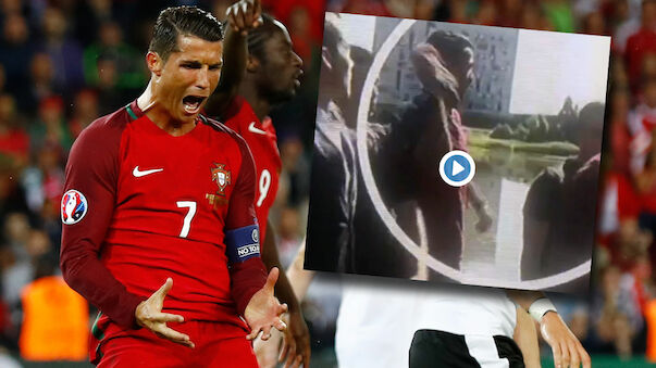 Ronaldo wirft Reporter-Mikro in den See