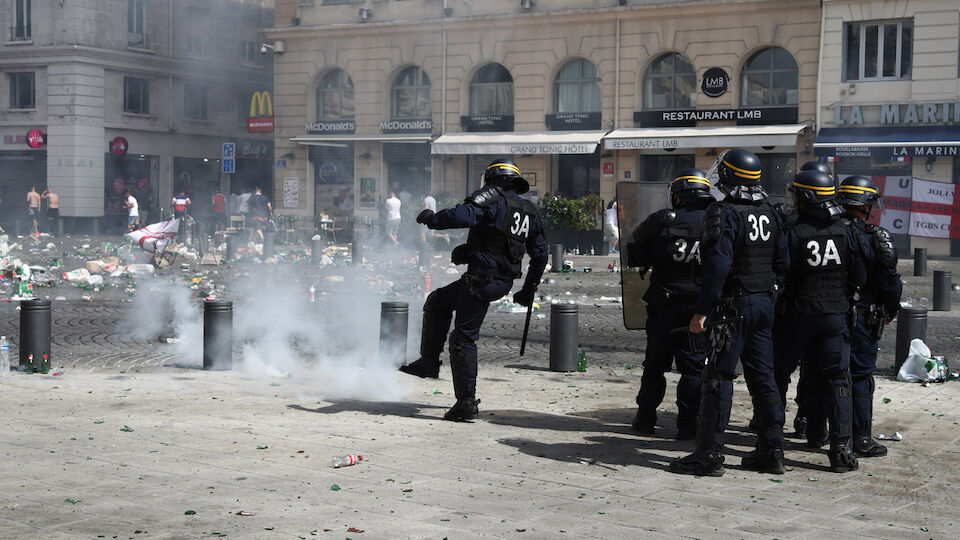 Bilder der heftigen Ausschreitungen in Marseille
