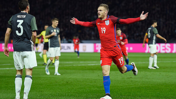 Vardy-Show bei Englands Sieg in Berlin