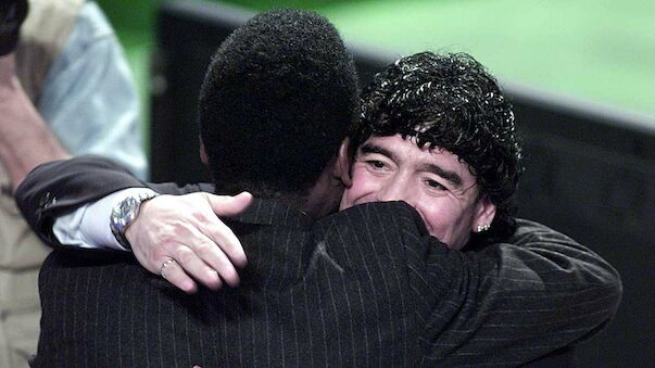 Pele und Maradona schließen Frieden