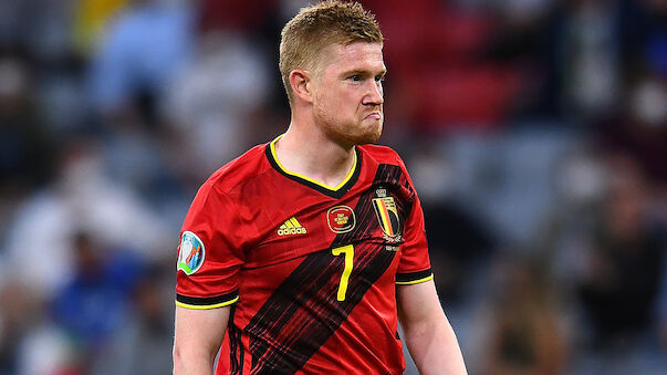 De Bruyne spielte gegen Italien mit Bänderriss