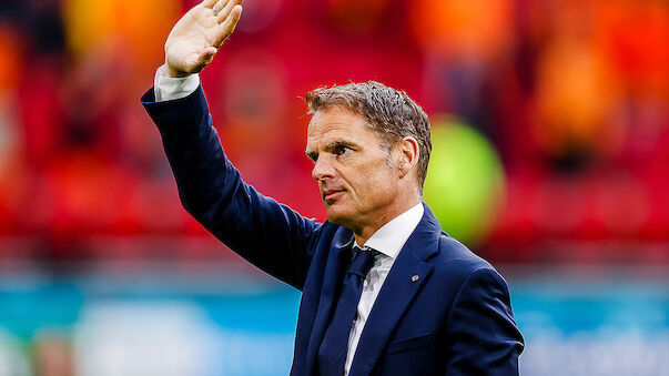 Fix! Bondscoach Frank De Boer erklärt Rücktritt