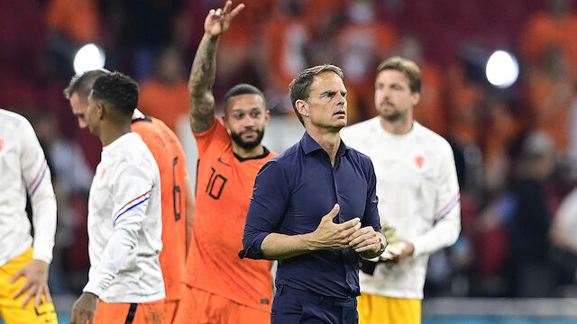 De Boer nach Niederlande-Sieg nicht ganz zufrieden