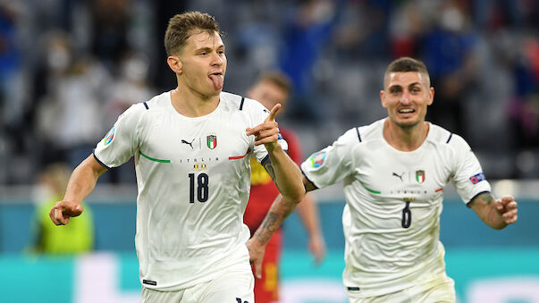 Italien nach Sieg über Belgien im EM-Halbfinale