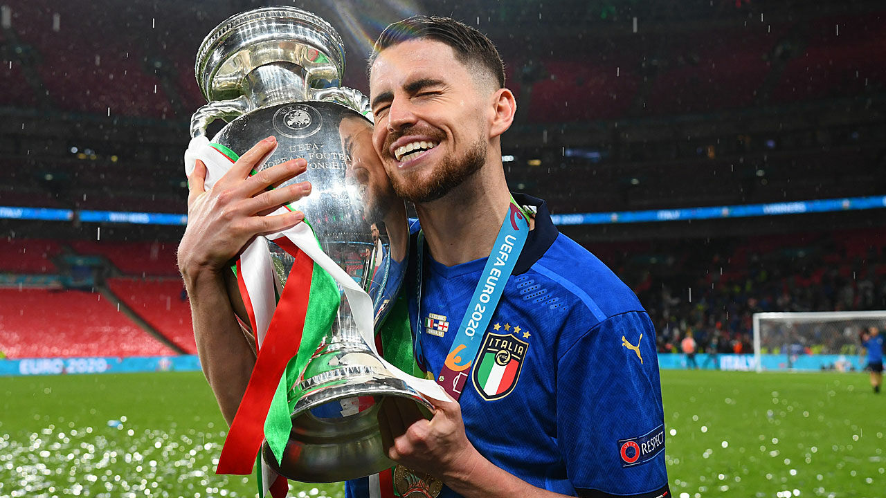 Italien Star Jorginho Doppelpack Aus Euro Und Champions League Fussball Euro 2020