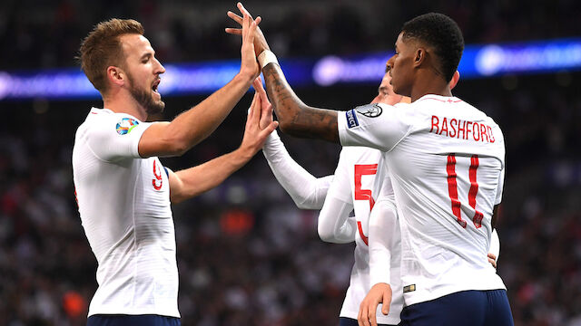 England stürmt im Jubiläumsspiel zur EURO 2020