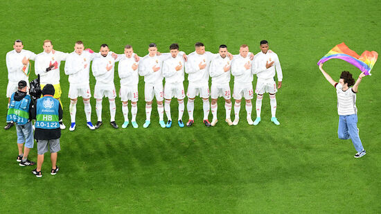 EURO 2020: Regenbogen-Flitzer bei Deutschland gegen Ungarn ...