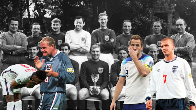 "58 years of hurt" - Englands magere Ausbeute bei Endrunden