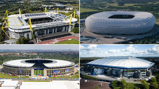 In diesen 10 Stadien wird bei der EURO 2024 gespielt